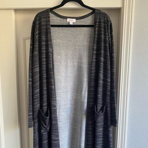NWT LuLaRoe Sarah Knit Print Duster XL